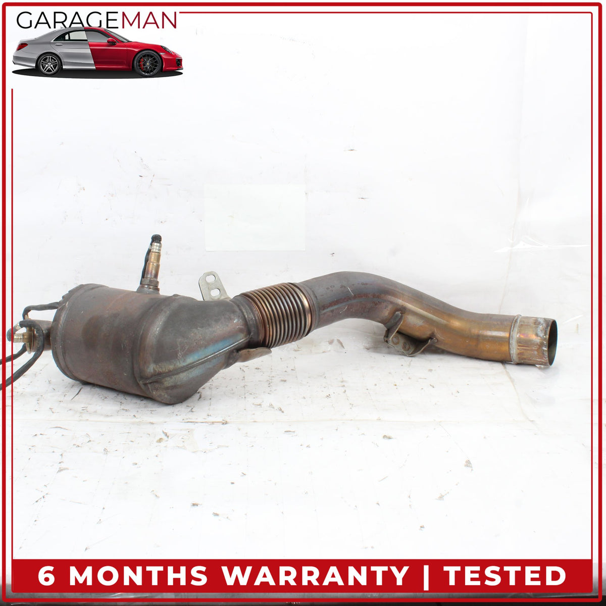 2010-2015 BMW 650i 550i 4.4L V8 Left and Right Side Exhaust Downpipe 7618674 OEM