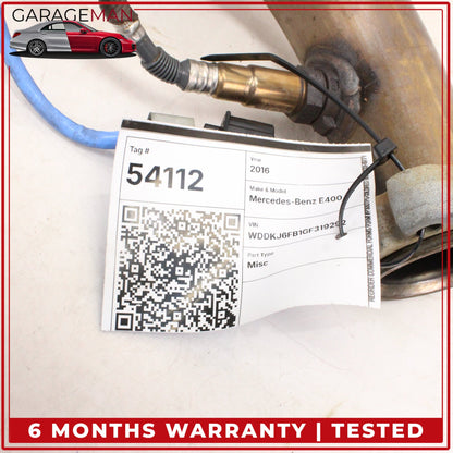 2014-2017 Mercedes C207 E400 Coupe RWD Exhaust Downpipe 2124909636 OEM