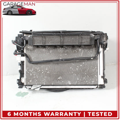 2012-2018 Mercedes W218 CLS550 Engine Radiator Cooling Fan Motor Assembly OEM