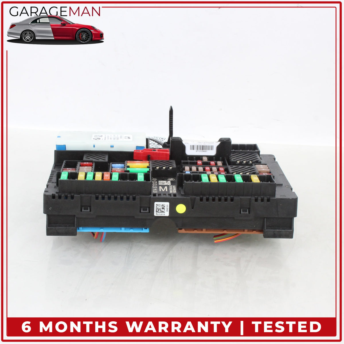 2017-2024 BMW 530e Rear Power Distribution Relay Junction Fuse Box 8713127 OEM