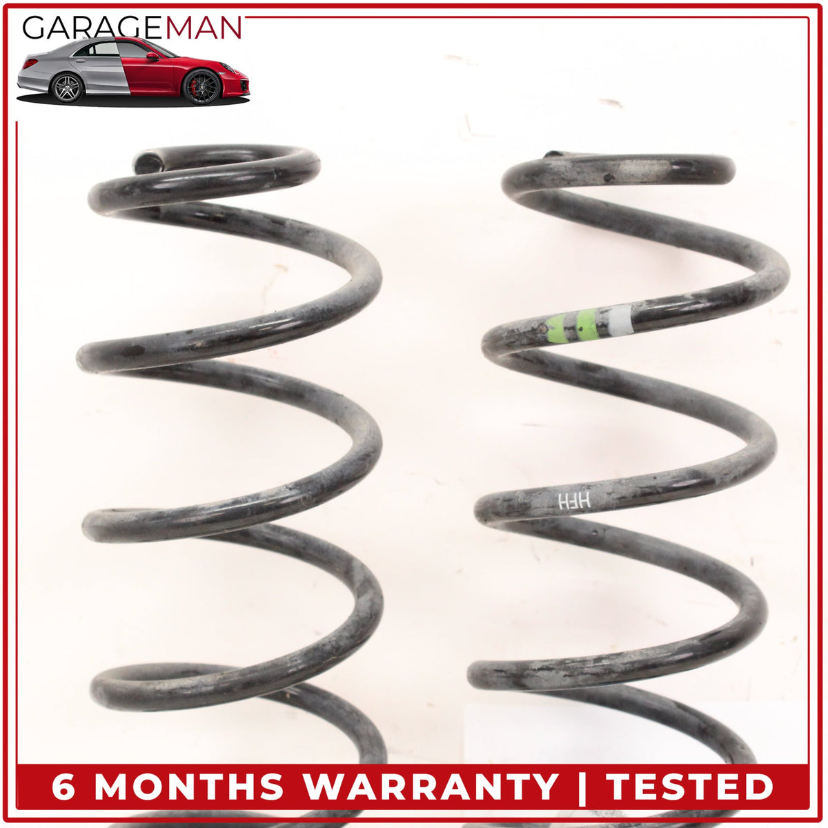 2012-2018 Audi A6 A7 Rear Left and Right Side Coil Spring Set 8K0511115 OEM