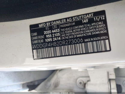 Parting Out- 2013 Mercedes-Benz C250- 197 197