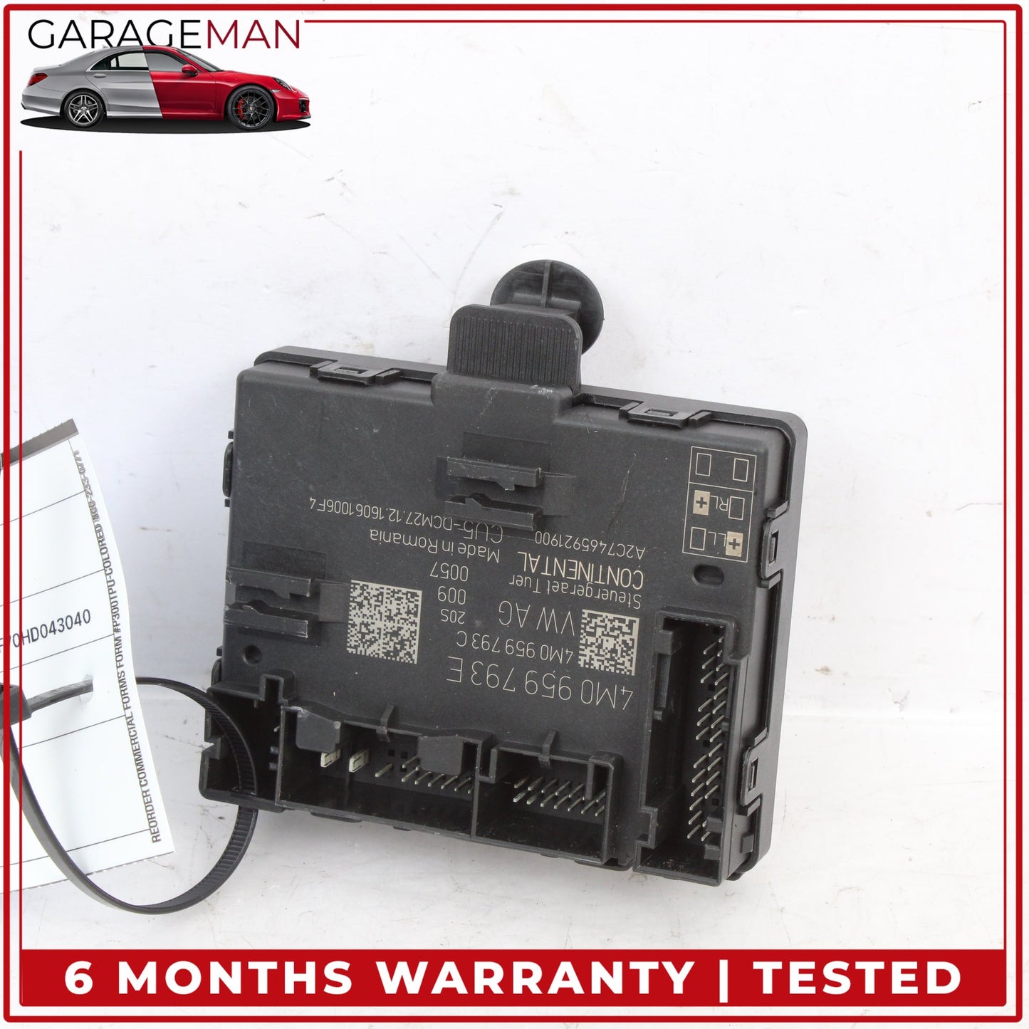 2017-2024 Audi Q7 Front Left Driver Side Door Control Module Unit 4M0959793E OEM