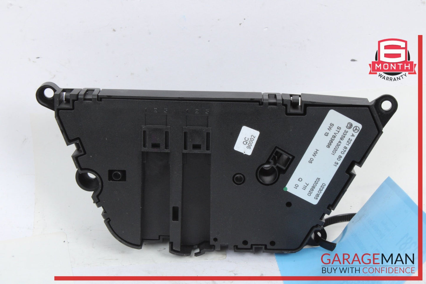 2007-2013 Mercedes S550 W221 Rear Left Seat Control Memory Switch 2218708051