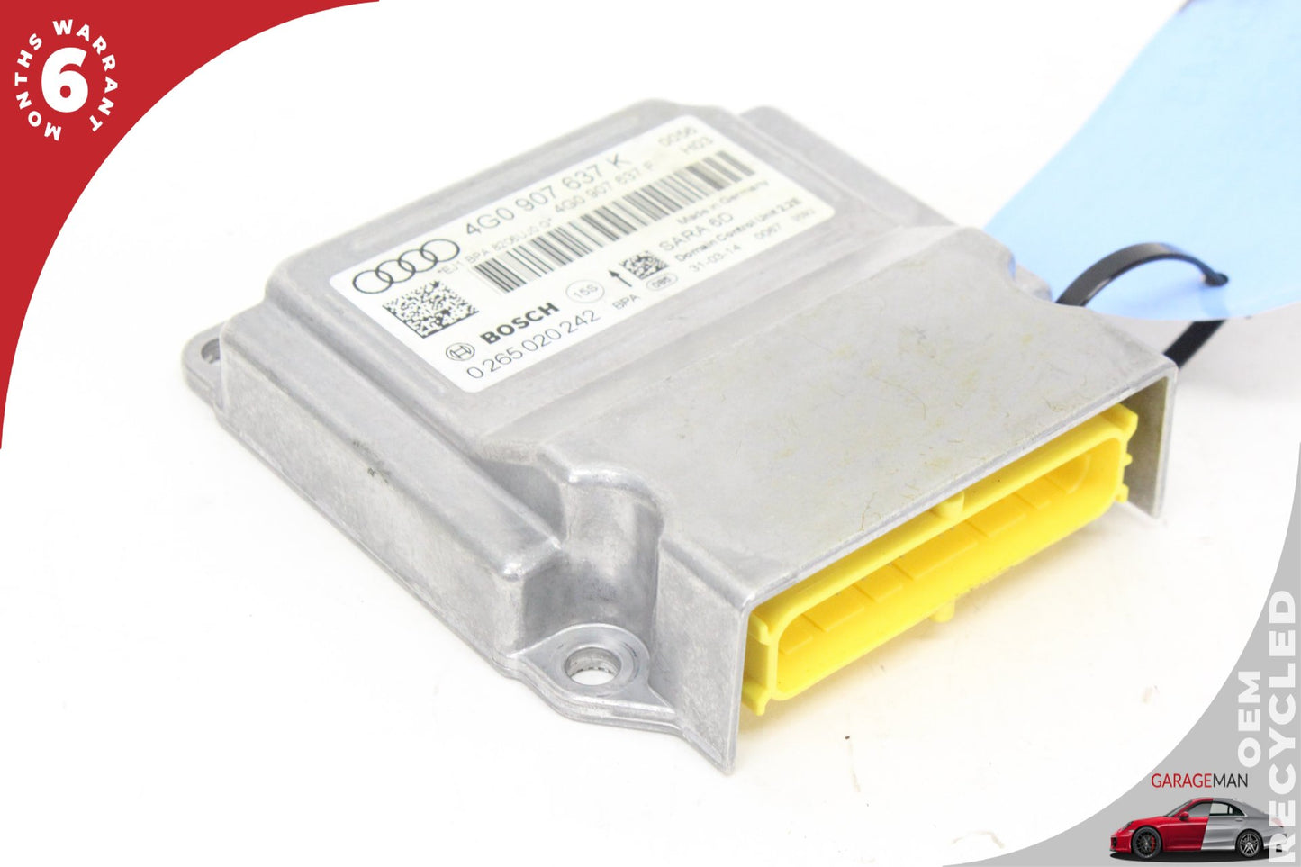 2012-2018 Audi A6 Yaw Rate Accelerator Speed Control Sensor 4G0907637K OEM