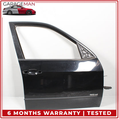 2007-2013 BMW X5 E70 Front Right Side Door Shell Black w/ Window Regulator OEM