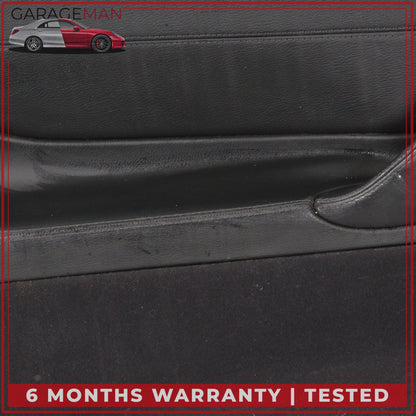 2000-2006 Mercedes W215 CL500 Rear Left Side Door Trim Panel Leather Black OEM