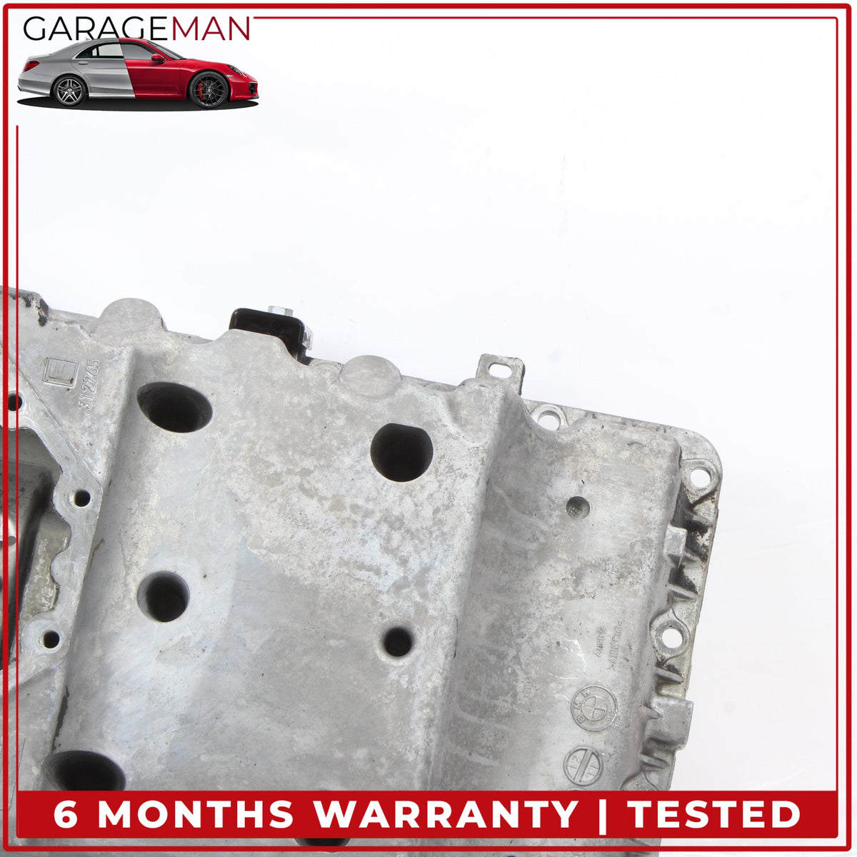 2009-2019 BMW 650i 550i X5 X6 750i 4.4L V8 N63 Engine Upper Oil Pan 7605524 OEM