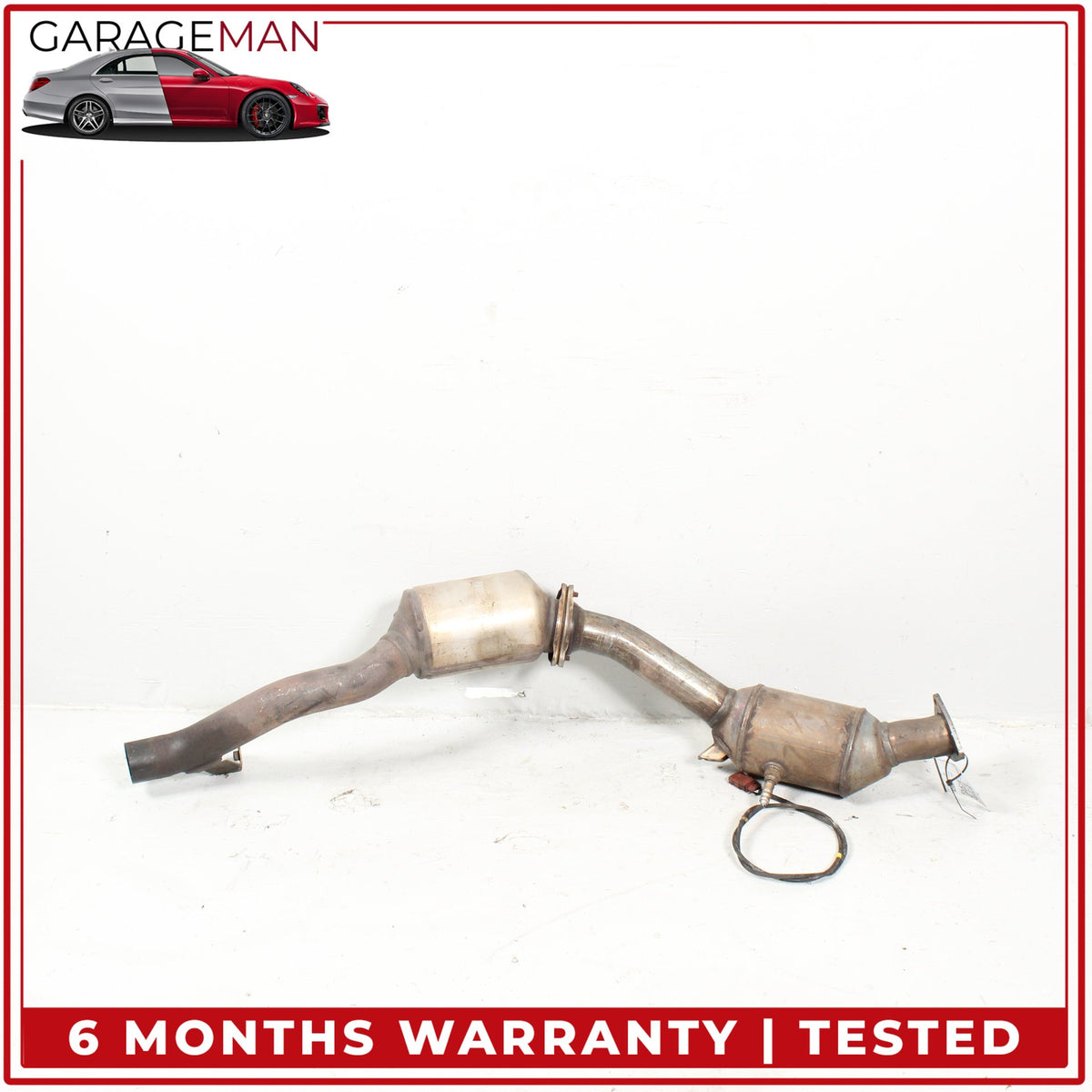 2011-2015 Audi Q7 SUV Left Driver Side Exhaust Downpipe Down Pipe 7P0253209 OEM