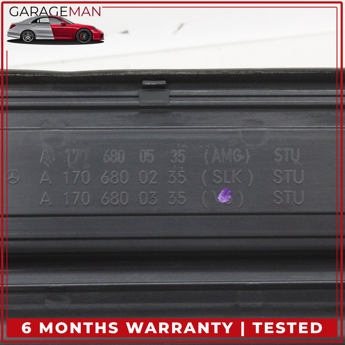 1997-2004 Mercedes R170 SLK320 Front Left and Right Side Door Step Sill Set OEM