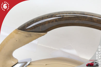 2010-2016 Porsche Panamera 970 Cayenne 958 Steering Wheel Wood 7PP419091AF OEM