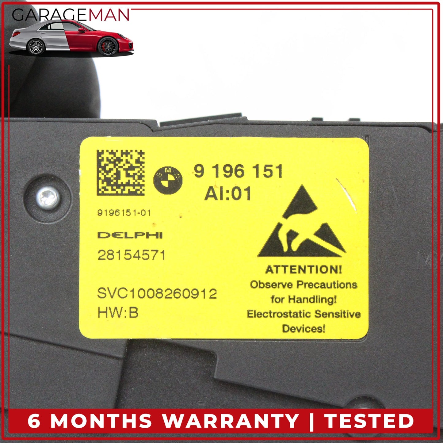 2011-2016 BMW 528i Front Right Side Seat Adjustment Control Switch 9196151 OEM