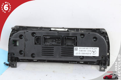 2012-2018 Mercedes W218 CLS550 W218 Front Climate Control Switch Panel w/ Trim