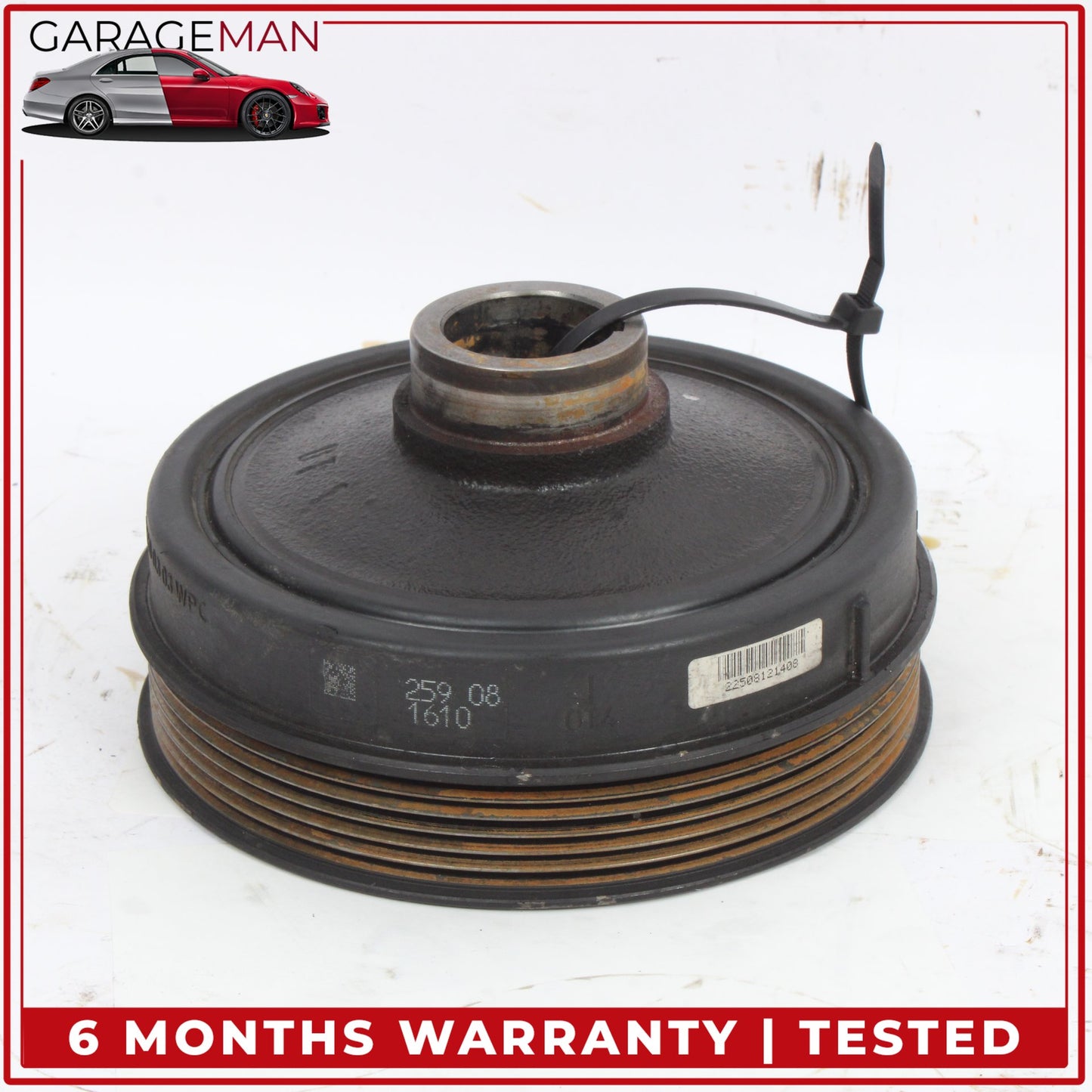 2005-2012 Mercedes W211 E350 Engine Motor Crankshaft Pulley Vibration Damper OEM
