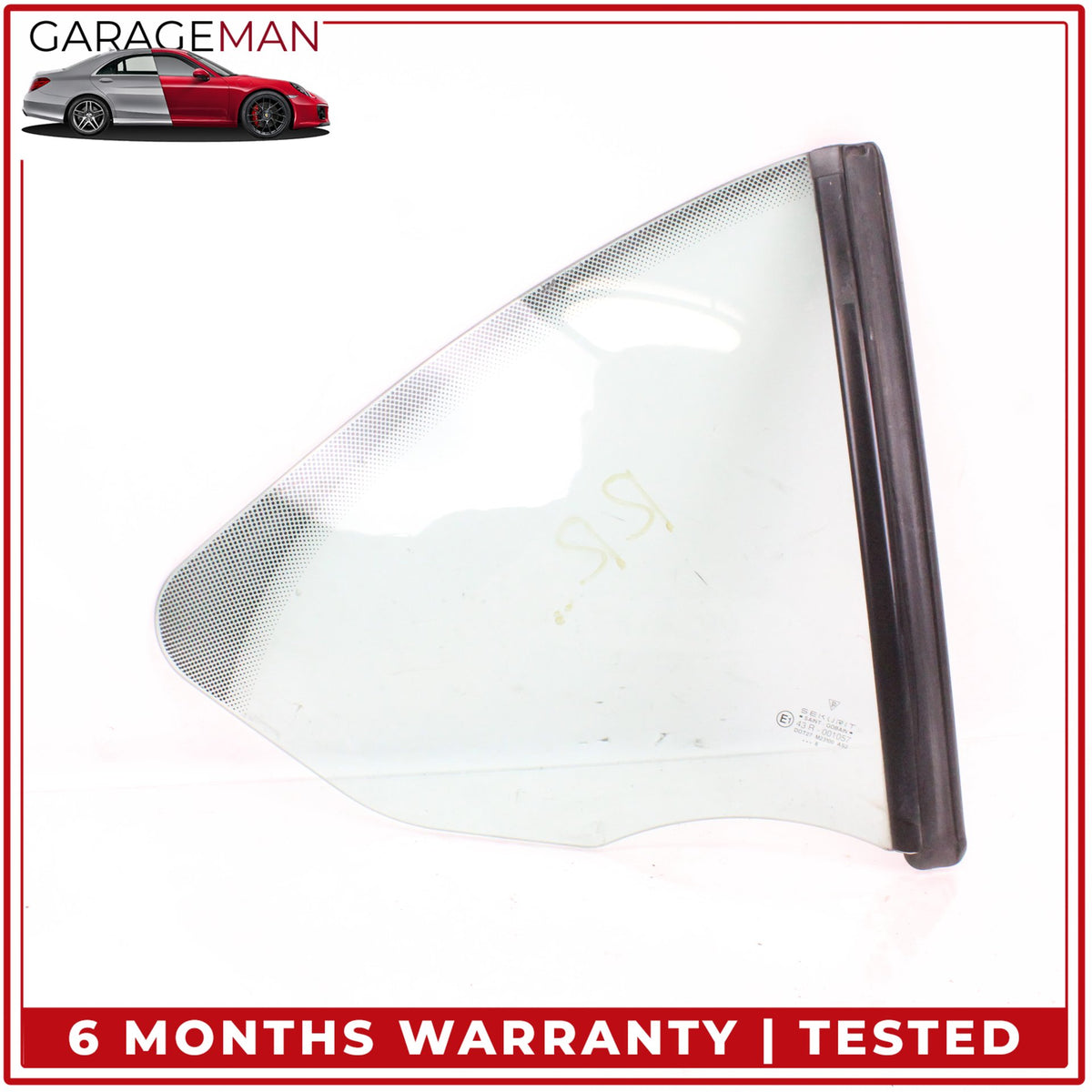 1999-2005 Porsche 911 996 Rear Right Passenger Side Quarter Window Glass OEM