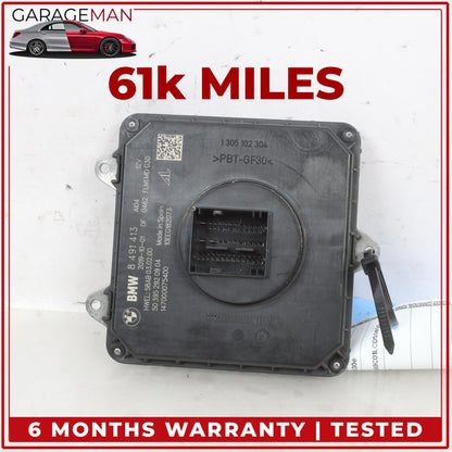 2016-2021 BMW 530e X3 X4 LED Head Light Lamp Control Module Unit 8491413 OEM