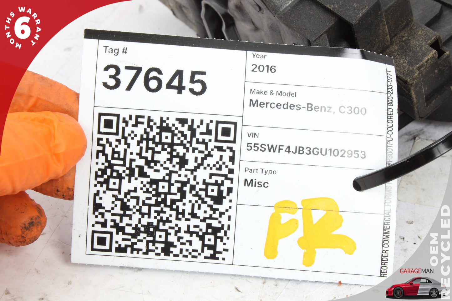 2015-2020 Mercedes-Benz C300 W205 Front Right Side Door Lock Latch Actuator