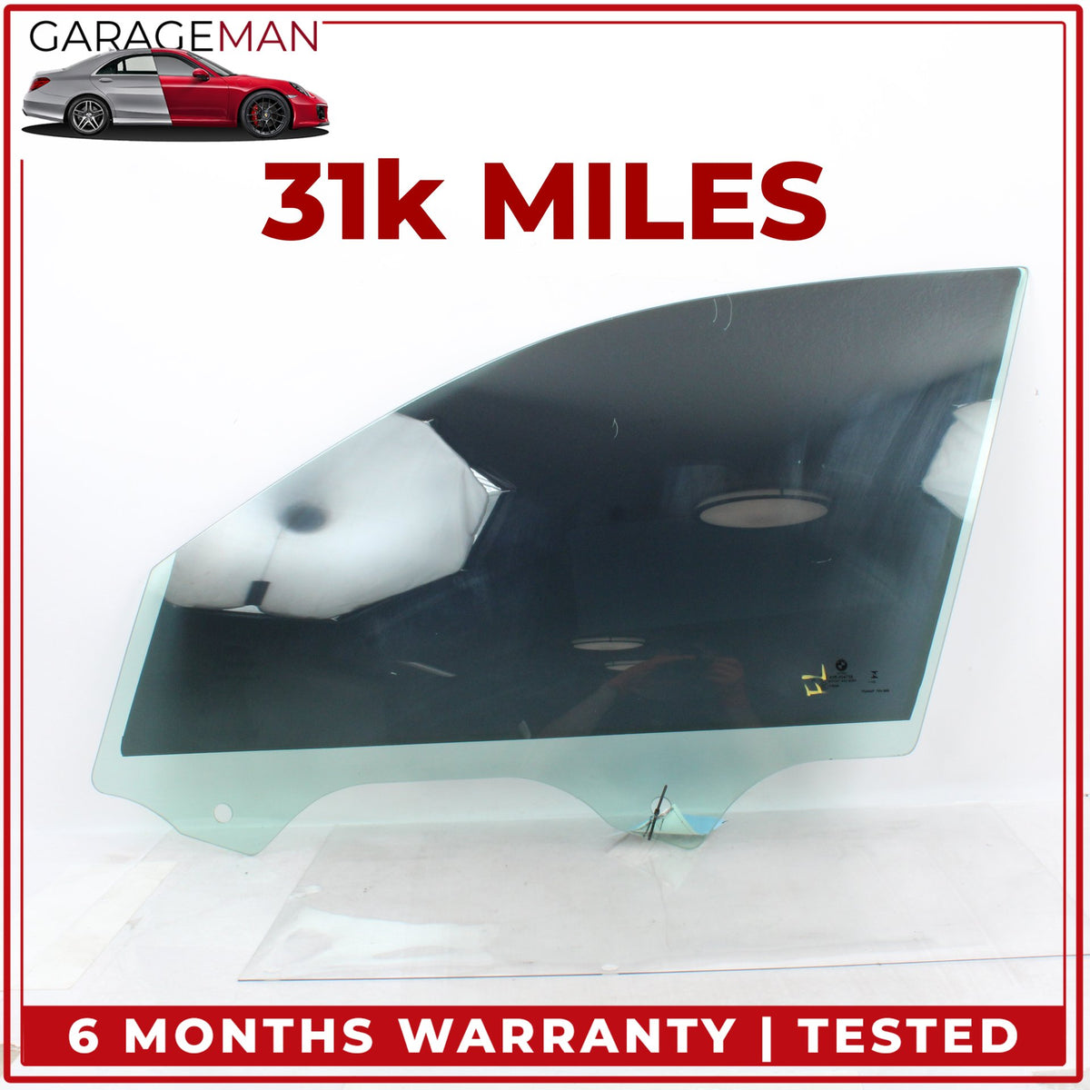 2019-2025 BMW 330i Front Left Door Window Glass 7432229 OEM
