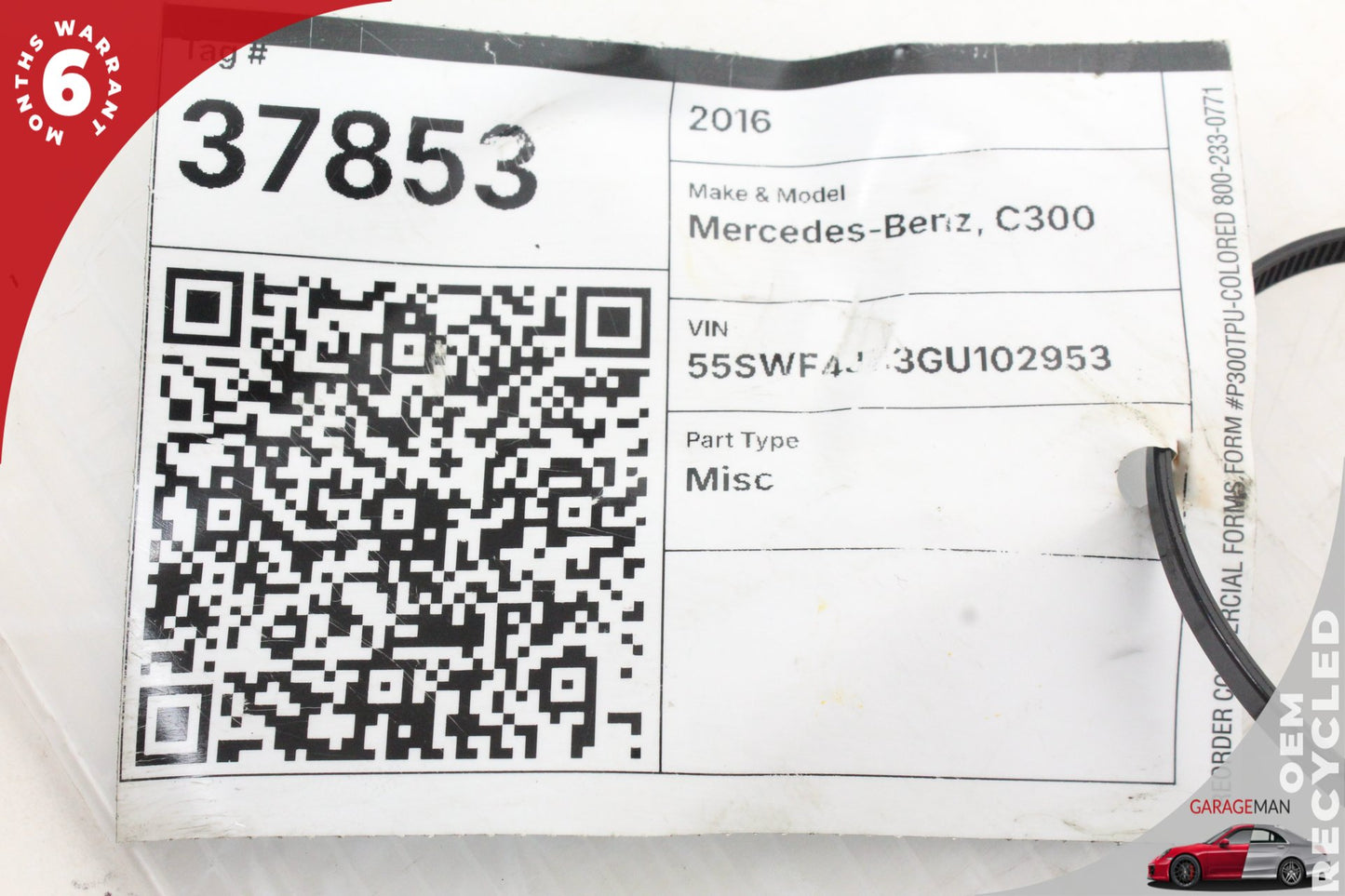 2008-2020 Mercedes C300 W205 Rear Left or Right Side Lower Control Arm OEM