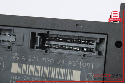 2007-2013 Mercedes-Benz S550 W221 Front Right Seat Control Module 2218707493