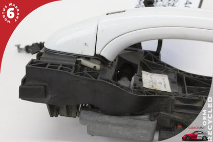 2007-2015 Audi Q7 Rear Left Exterior Door Handle White Keyless 4L0837205BG OEM