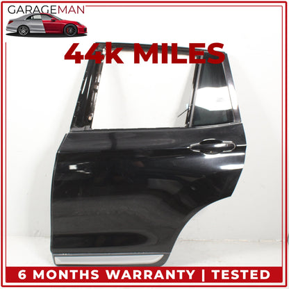 2011-2017 BMW X3 F25 SUV Rear Left Side Door Shell w/ Door Handle Black OEM