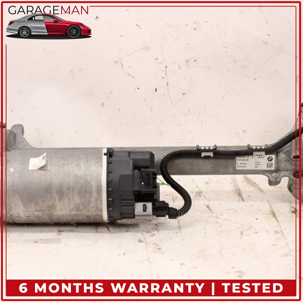 2016-2023 BMW 530e 530i G30 Power Steering Gear Rack & Pinion Bosch 6896865 OEM
