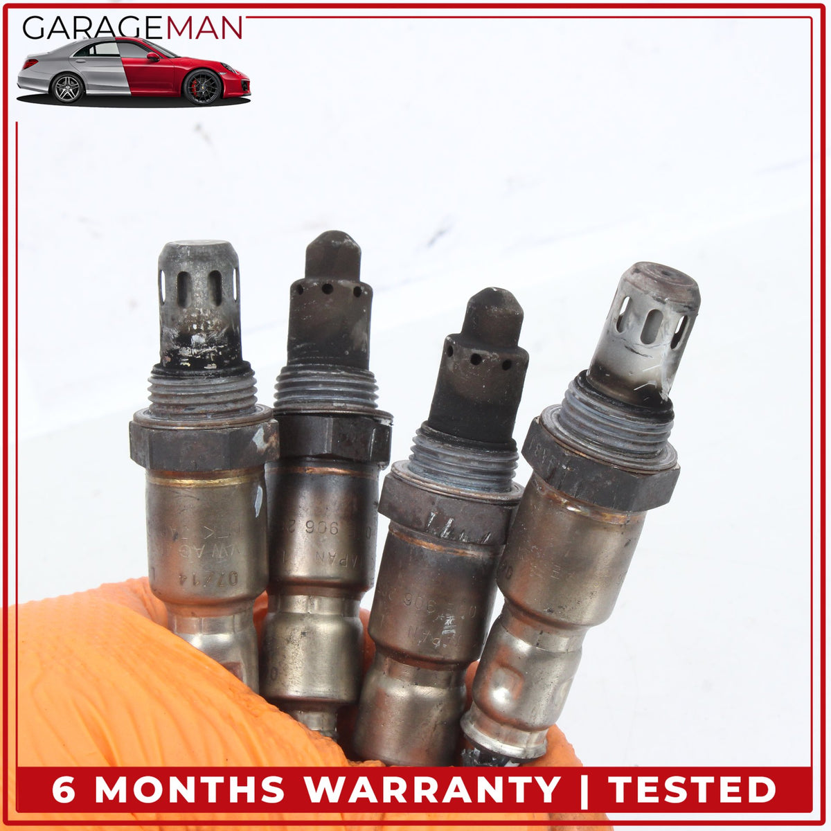 2013-2018 Audi A8 3.0L Oxygen O2 Lambda Sensor Set of 4 4H0906265D OEM