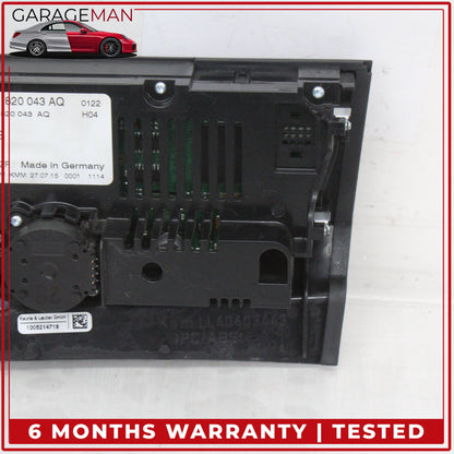 2013-2017 Audi A4 Front AC A/C Temperature Climate Control Panel 8K1820043AQ OEM