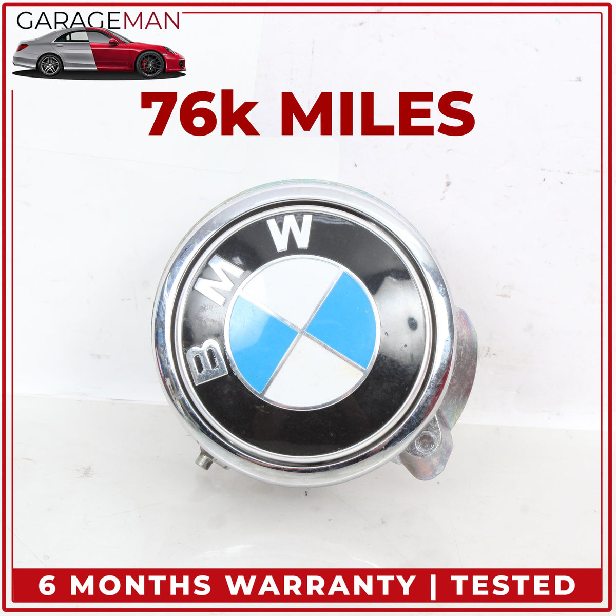 2012-2018 BMW 650i F13 Trunk Tailgate Release Open Handle Emblem 7273659 OEM