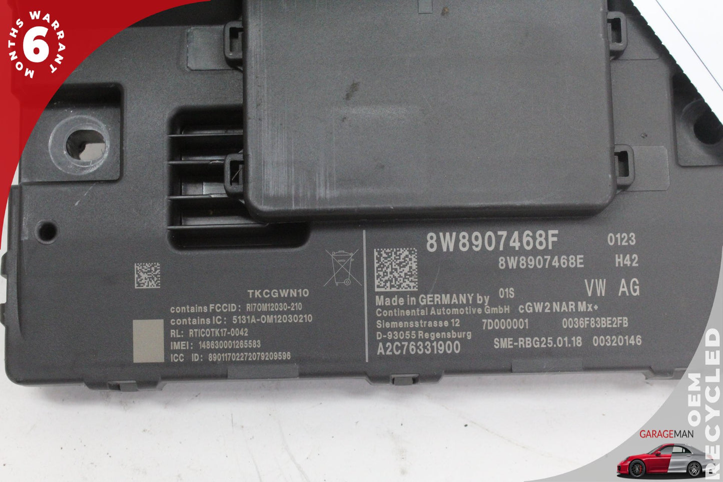 2018-2025 Audi SQ5 Q5 Gateway Interface Control Module Unit 8W8907468F OEM