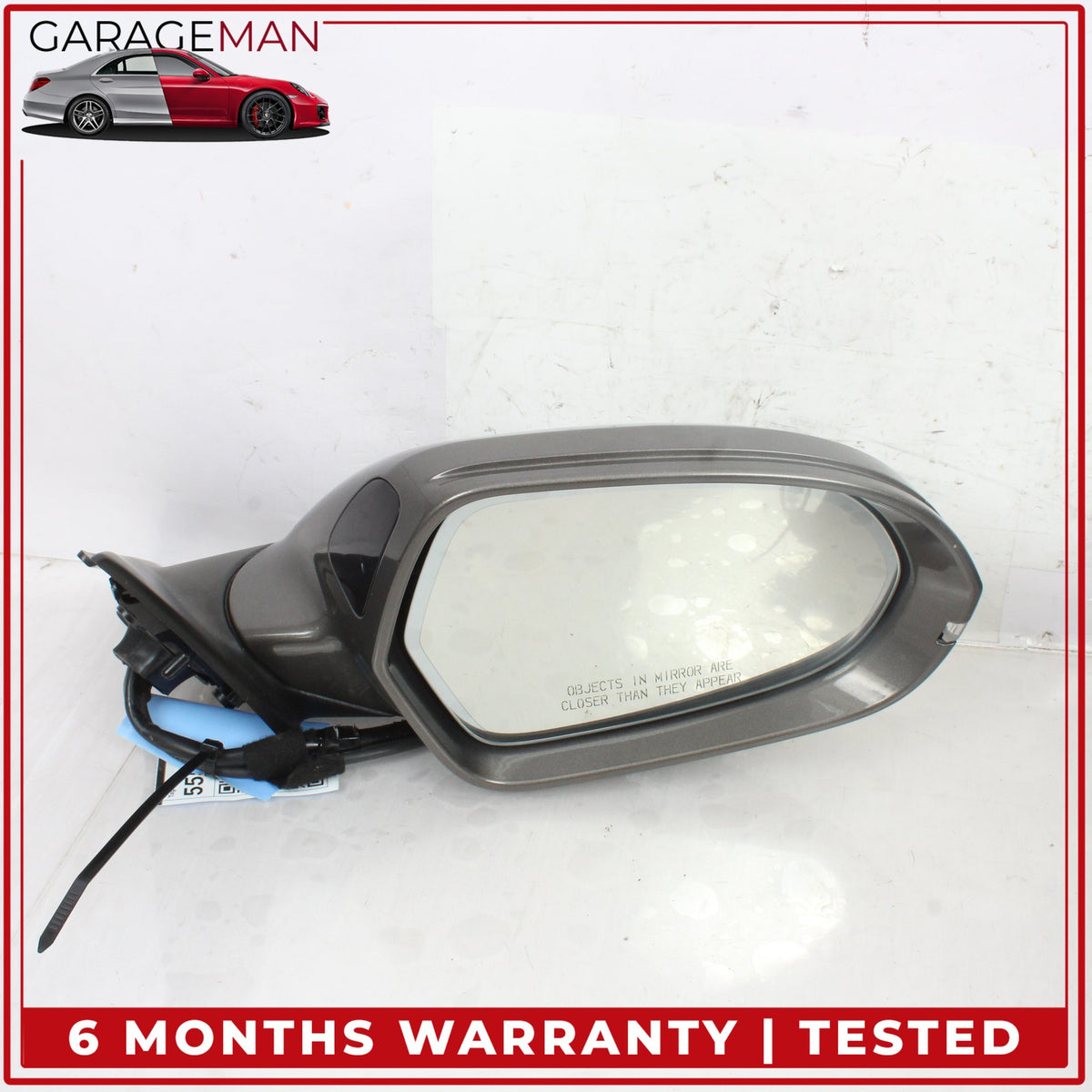 2012-2018 Audi A6 S6 Right Door Rear View Mirror w/ Camera and Blind Spot OEM