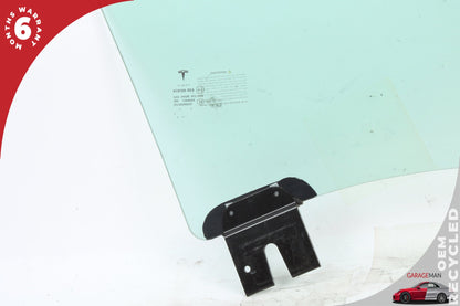 12-20 Tesla Model S 85D Hatchback Front Left Door Window Glass 600654700E