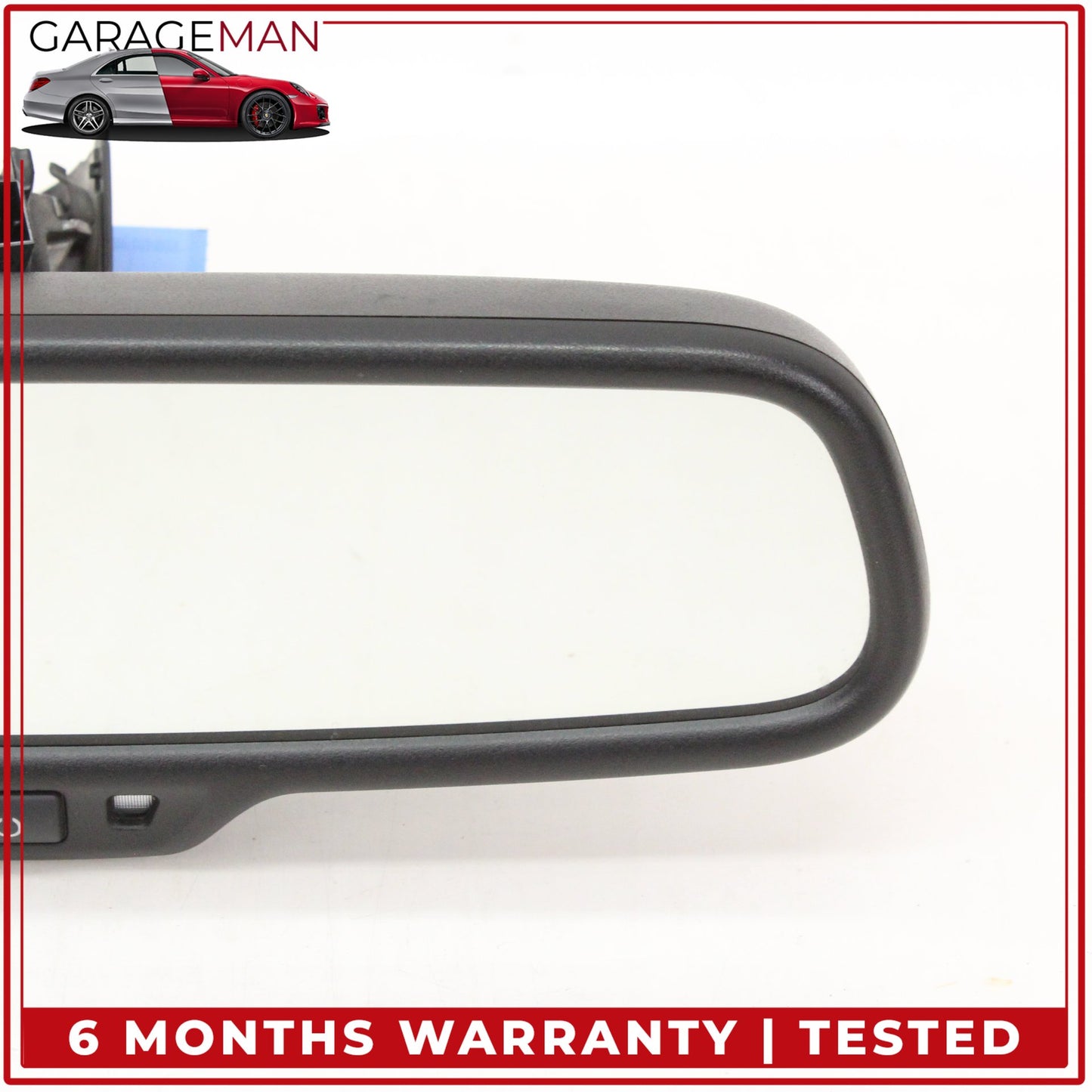 2012-2018 Audi A6 Front Upper Windshield Rear View Mirror Black 8T0857511 OEM
