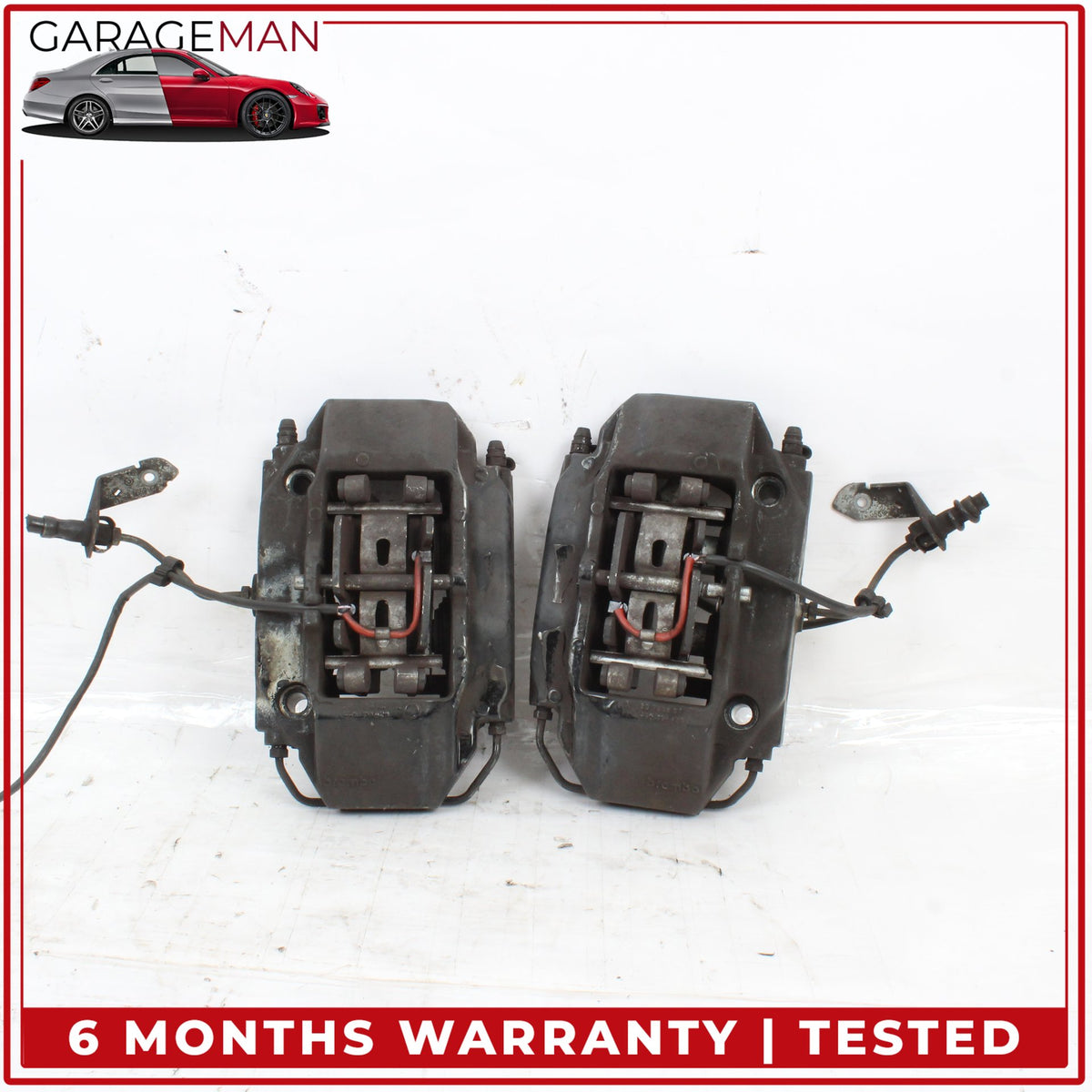 1999-2012 Porsche 911 Carrera Front Left and Right Side Brake Caliper Set OEM