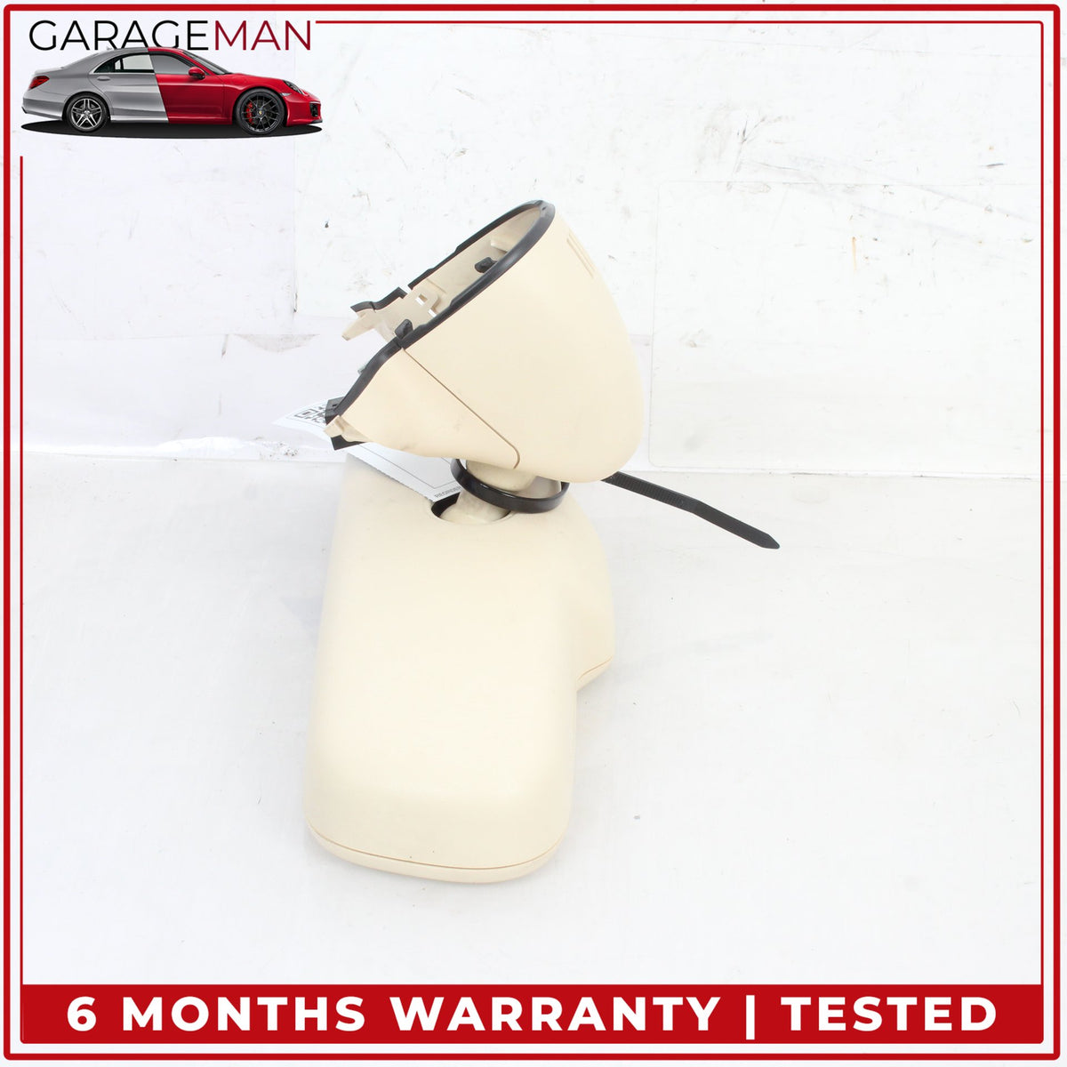 2012-2018 Audi A6 Front Upper Windshield Rear View Mirror w/ Auto Dim Beige OEM