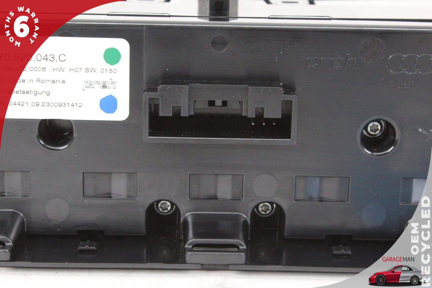 2022-2024 Audi A3 Sedan AC Temperature Climate Control Panel 8Y0820043C Genuine