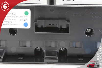 2022-2024 Audi A3 Sedan AC Temperature Climate Control Panel 8Y0820043C Genuine