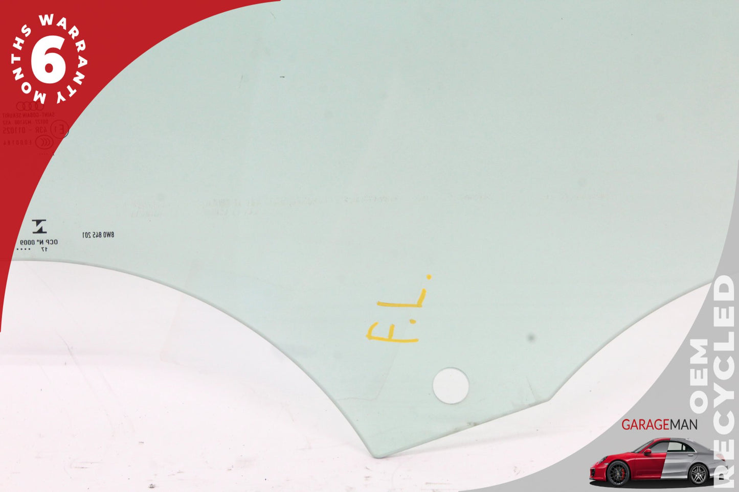 2017-2024 Audi A4 S4 Front Left Driver Side Door Window Glass 8W0845201 OEM