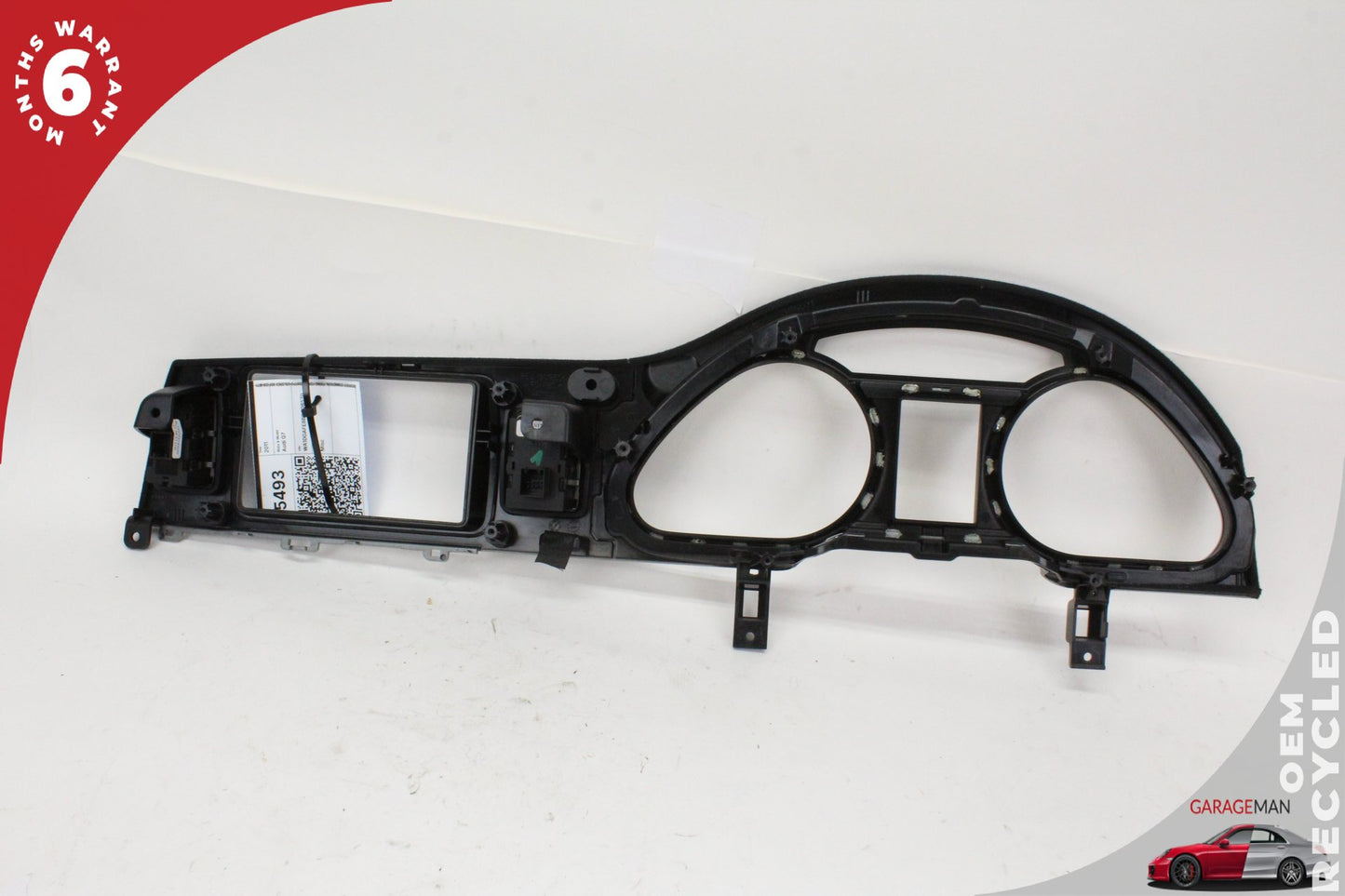 2010-2015 Audi Q7 Front Dash Instrument Cluster Trim Cover Panel w/ Switches OEM