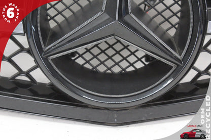 2008-2014 Mercedes W204 C300 C63 AMG Front Hood Radiator Grille Grill Black