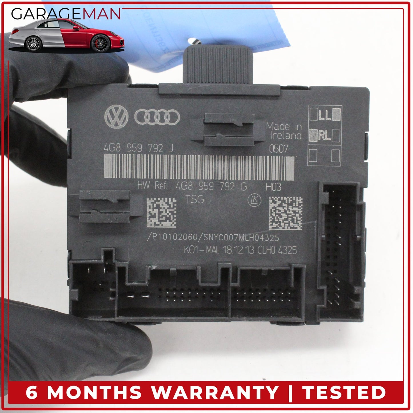 2012-2018 Audi A6 A7 Front Right Side Door Control Module Unit 4G8959792J OEM
