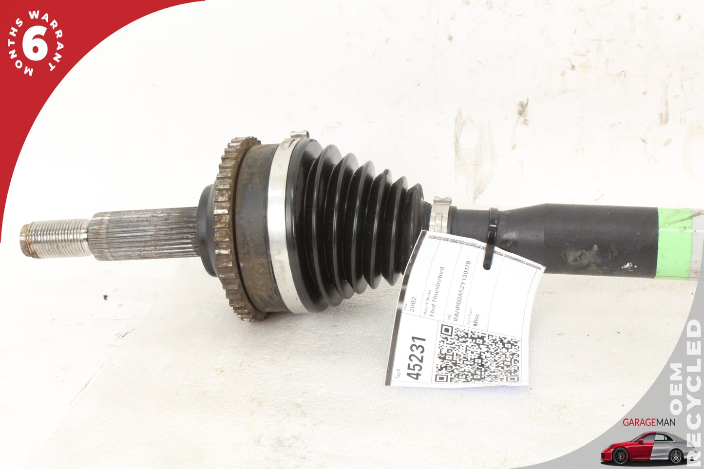 2002-2005 Ford Thunderbird Rear Left Side CV Axle Drive Shaft 1W634K139AA OEM