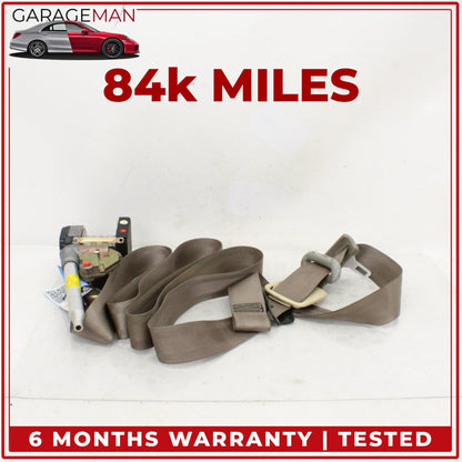 1997-2003 Jaguar XK8 XKR Front Left Driver Side Seat Belt Beige HJA7055AB OEM