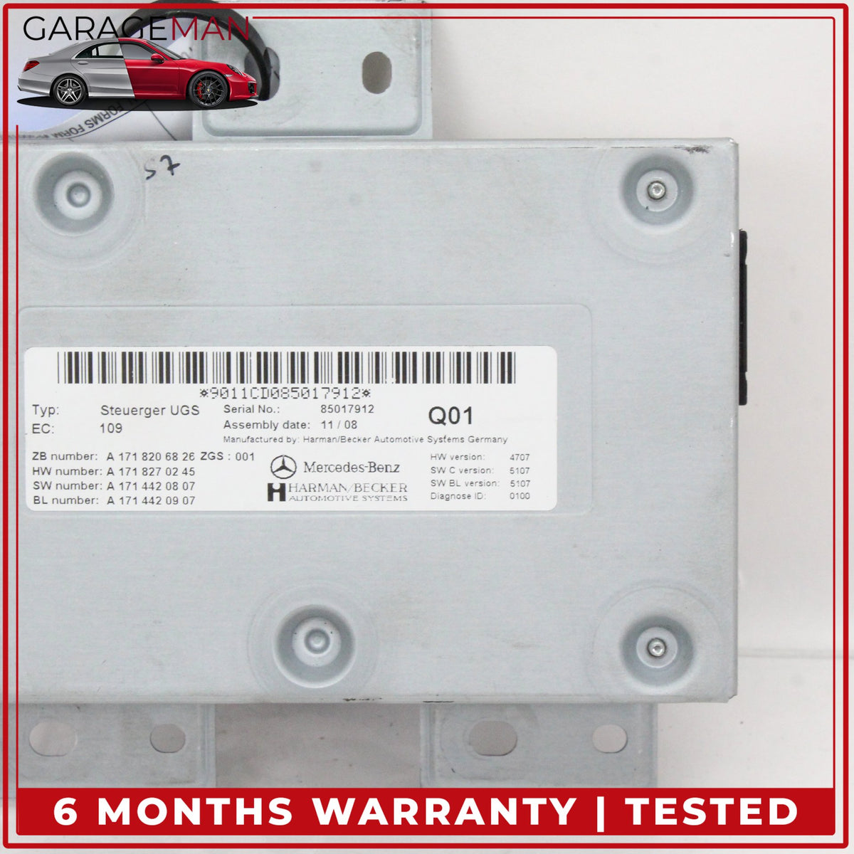 2005-2014 Mercedes W219 CLS550 Communication Interface Control Module Unit OEM
