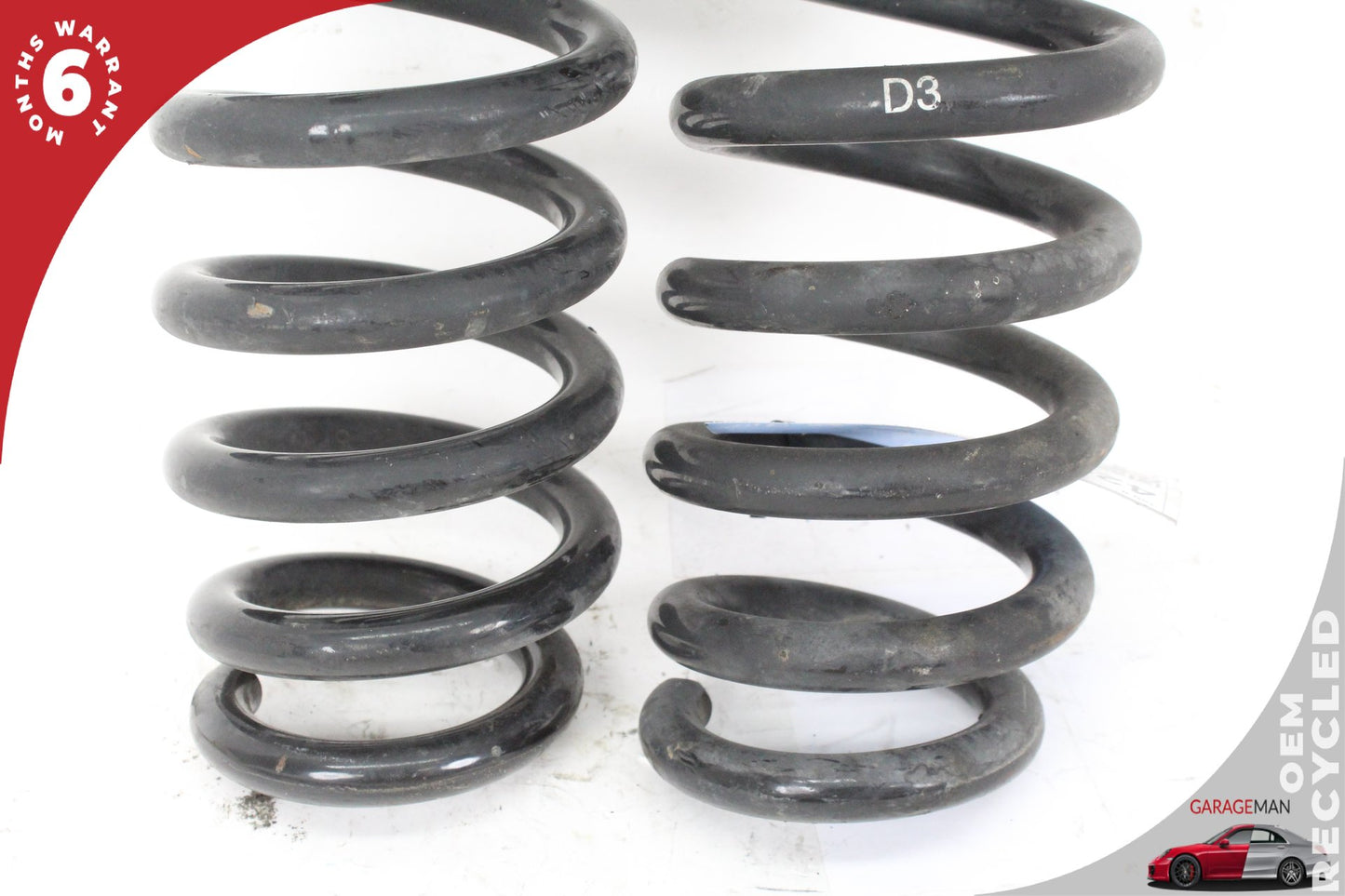 2011-2013 BMW 335is 328i Rear Left and Right Side Coil Spring Set 6767337 OEM