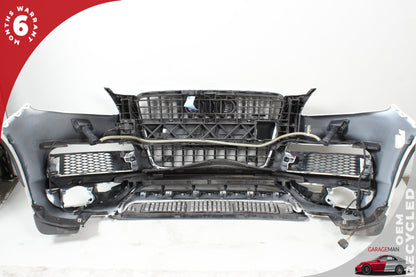 2010-2015 Audi Q7 SUV Front Bumper Cover Aseembly White w/ Grills 4L0807437H OEM