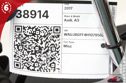 2015-2020 Audi A3 S3 Front Left or Right Side Head Rest Black 8V0881901 OEM