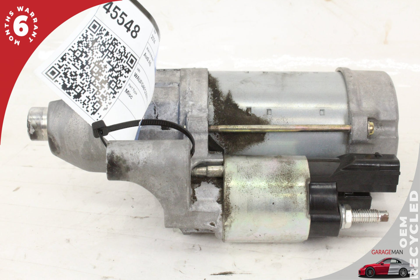2012-2015 Audi A6 Sedan Engine Motor Starter 06E911024A OEM