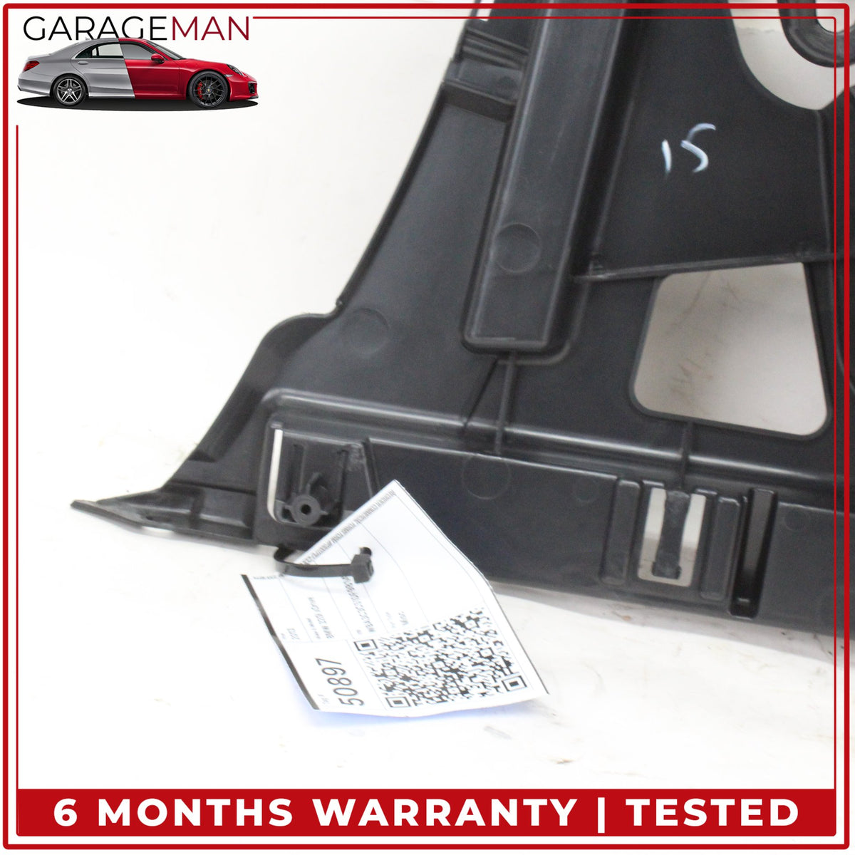 2012-2018 BMW 320i xDrive Rear Left Side Bumper Mount Support Bracket OEM